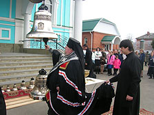 Освящение колоколов, станица Тбилисская,  Свято-Покровский храм